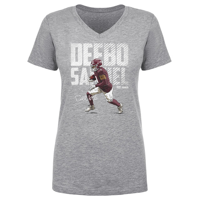 Deebo Samuel Women's V-Neck T-Shirt | 500 LEVEL