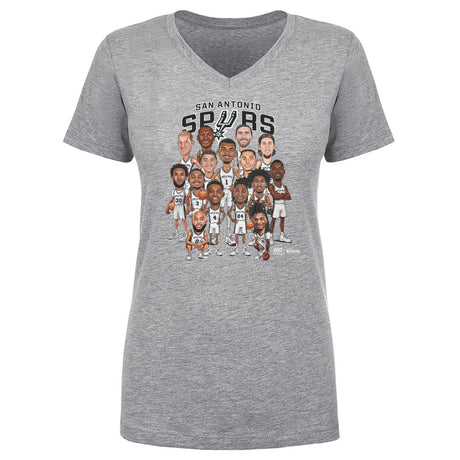 San Antonio Spurs Women's V-Neck T-Shirt | 500 LEVEL