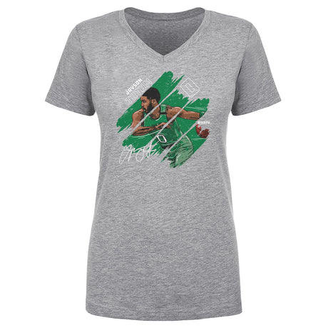 Jayson Tatum Women's V-Neck T-Shirt | 500 LEVEL