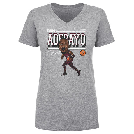 Bam Adebayo Women's V-Neck T-Shirt | 500 LEVEL