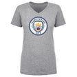 Manchester City Women's V-Neck T-Shirt | 500 LEVEL