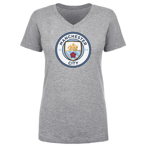 Manchester City Women's V-Neck T-Shirt | 500 LEVEL