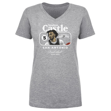 Stephon Castle Women's V-Neck T-Shirt | 500 LEVEL