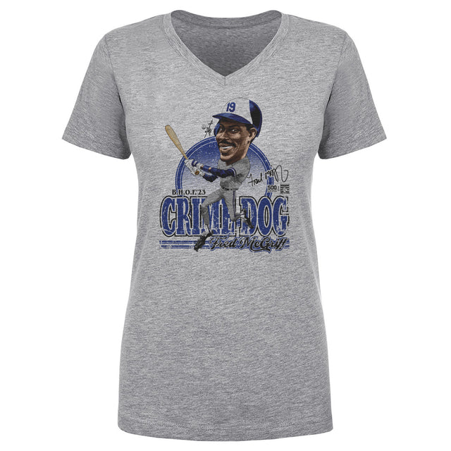 Fred McGriff Women's V-Neck T-Shirt | 500 LEVEL
