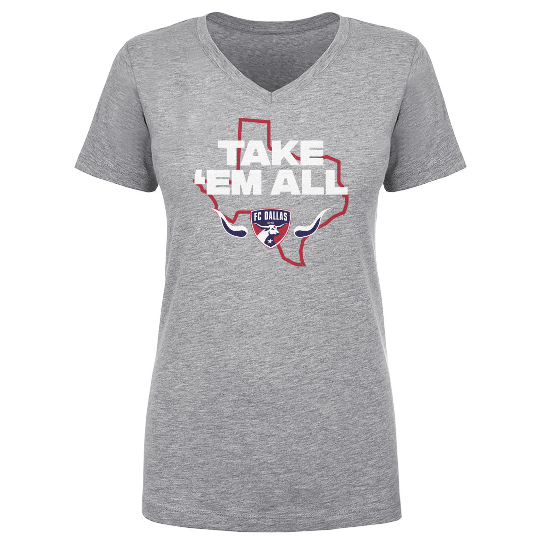 FC Dallas Women's V-Neck T-Shirt | 500 LEVEL