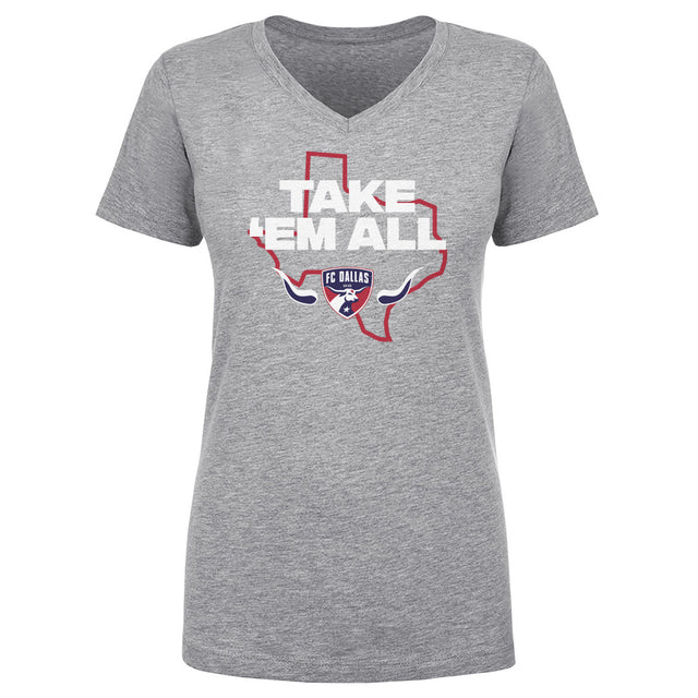 FC Dallas Women's V-Neck T-Shirt | 500 LEVEL