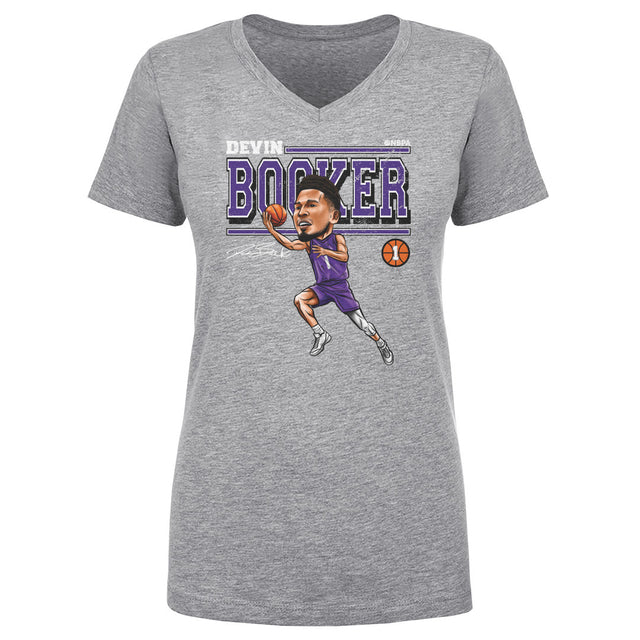 Devin Booker Women's V-Neck T-Shirt | 500 LEVEL
