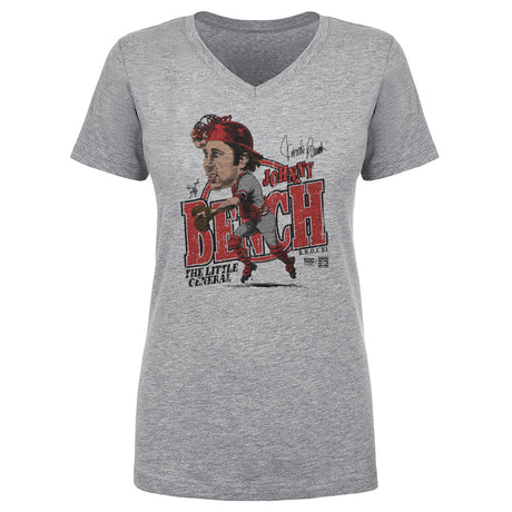 Johnny Bench Women's V-Neck T-Shirt | 500 LEVEL