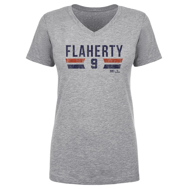 Jack Flaherty Women's V-Neck T-Shirt | 500 LEVEL