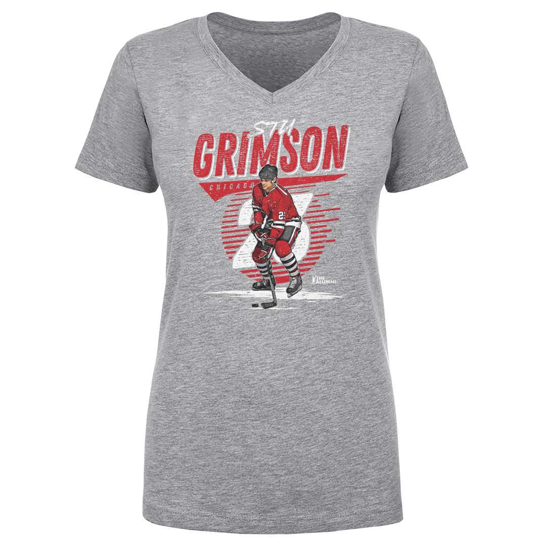 Stu Grimson Women's V-Neck T-Shirt | 500 LEVEL