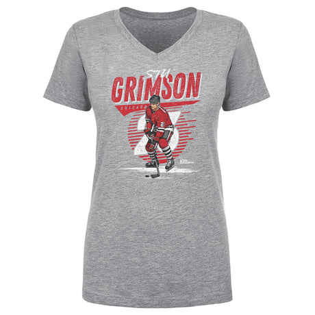 Stu Grimson Women's V-Neck T-Shirt | 500 LEVEL