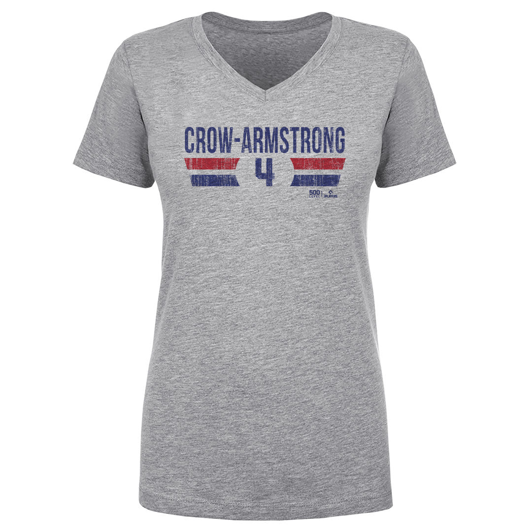 Pete Crow-Armstrong Women's V-Neck T-Shirt | 500 LEVEL