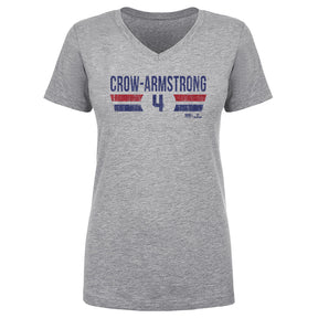 Pete Crow-Armstrong Women's V-Neck T-Shirt | 500 LEVEL