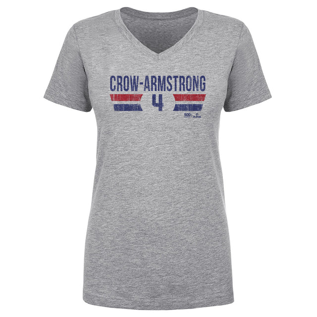 Pete Crow-Armstrong Women's V-Neck T-Shirt | 500 LEVEL