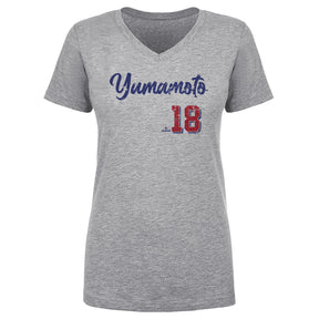 Yoshinobu Yamamoto Women's V-Neck T-Shirt | 500 LEVEL
