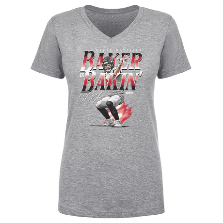 Baker Mayfield Women's V-Neck T-Shirt | 500 LEVEL