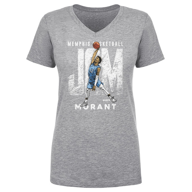 Ja Morant Women's V-Neck T-Shirt | 500 LEVEL