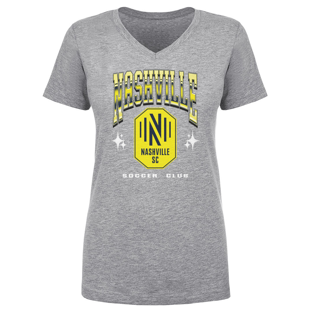 Nashville SC Women&#39;s V-Neck T-Shirt | 500 LEVEL
