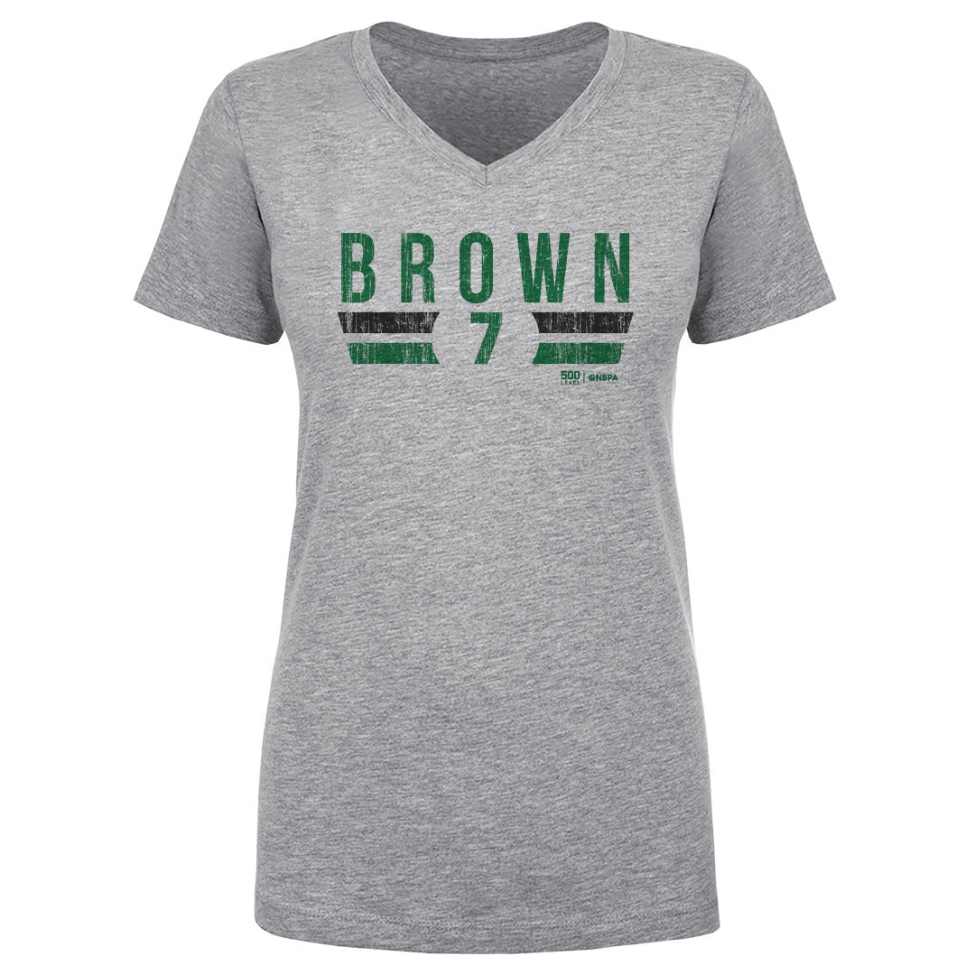 Jaylen Brown Women's V-Neck T-Shirt | 500 LEVEL