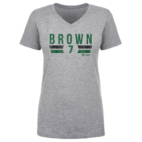 Jaylen Brown Women's V-Neck T-Shirt | 500 LEVEL