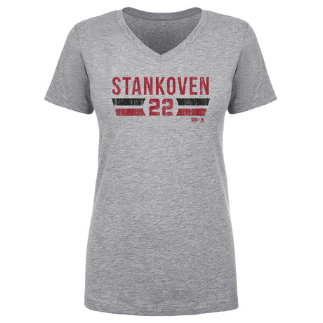 Logan Stankoven Women's V-Neck T-Shirt | 500 LEVEL