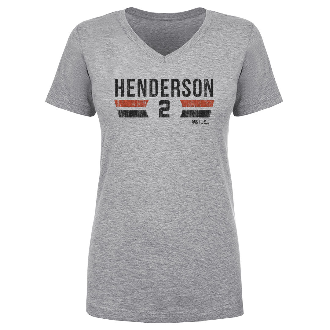 Gunnar Henderson Women's V-Neck T-Shirt | 500 LEVEL