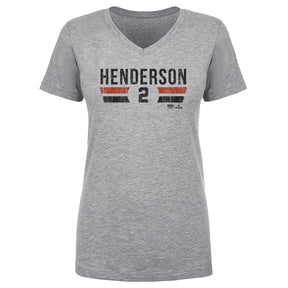 Gunnar Henderson Women's V-Neck T-Shirt | 500 LEVEL