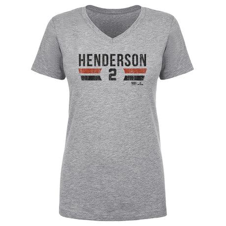 Gunnar Henderson Women's V-Neck T-Shirt | 500 LEVEL