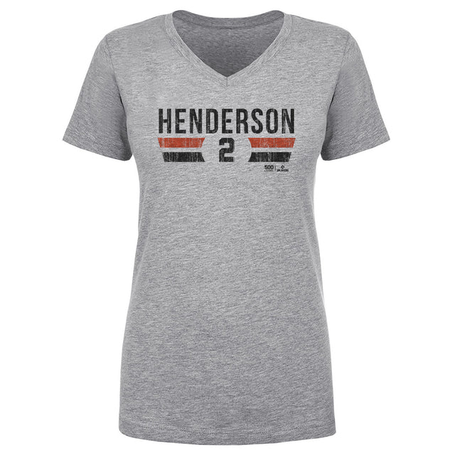 Gunnar Henderson Women's V-Neck T-Shirt | 500 LEVEL