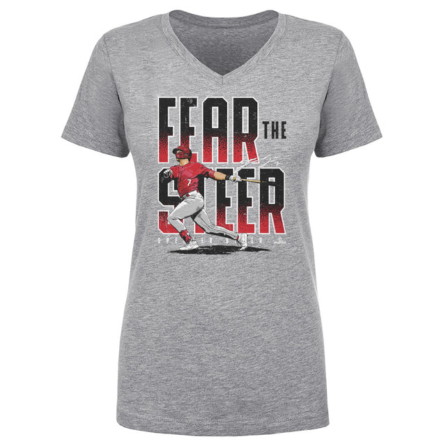 Spencer Steer Women's V-Neck T-Shirt | 500 LEVEL