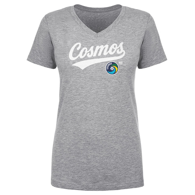 New York Cosmos Women's V-Neck T-Shirt | 500 LEVEL