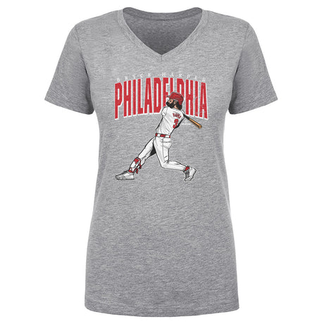 Bryce Harper Women's V-Neck T-Shirt | 500 LEVEL