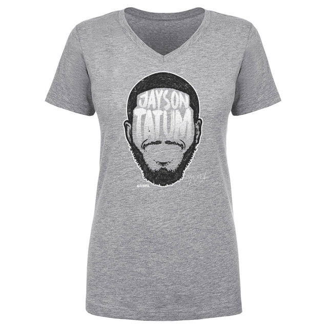 Jayson Tatum Women's V-Neck T-Shirt | 500 LEVEL