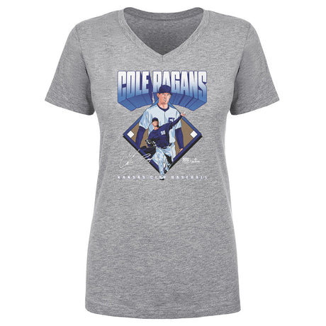 Cole Ragans Women's V-Neck T-Shirt | 500 LEVEL