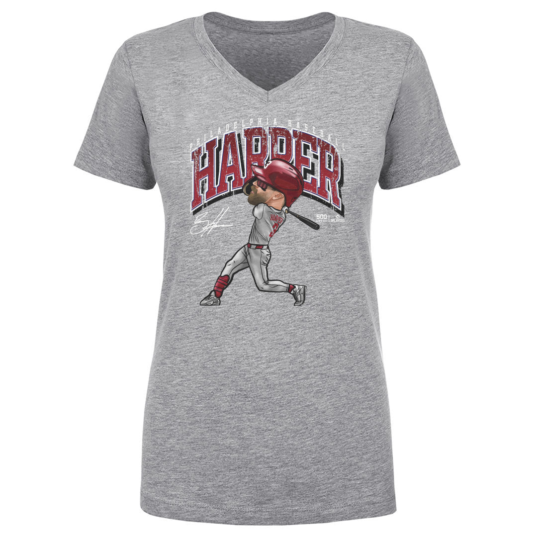 Bryce Harper Women's V-Neck T-Shirt | 500 LEVEL