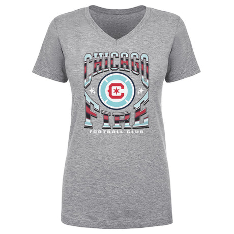 Chicago Fire FC Women's V-Neck T-Shirt | 500 LEVEL