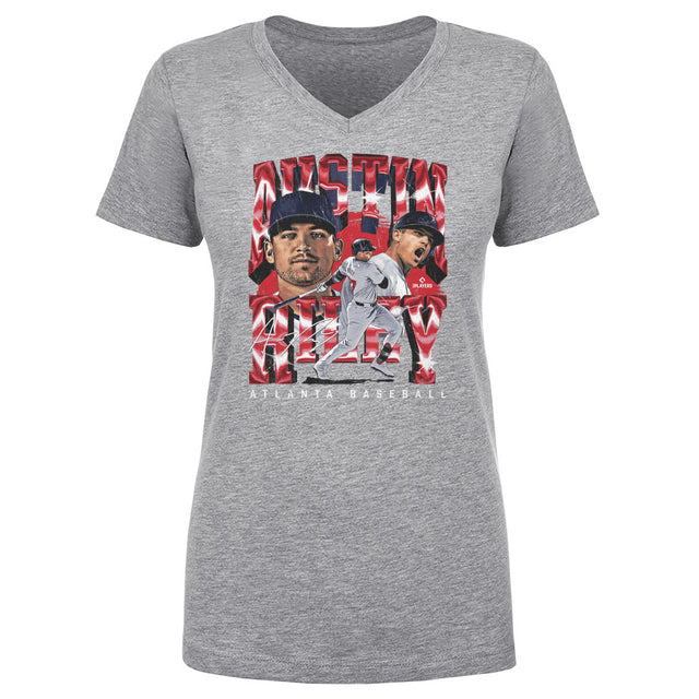Austin Riley Women's V-Neck T-Shirt | 500 LEVEL