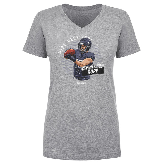 Cooper Kupp Women's V-Neck T-Shirt | 500 LEVEL