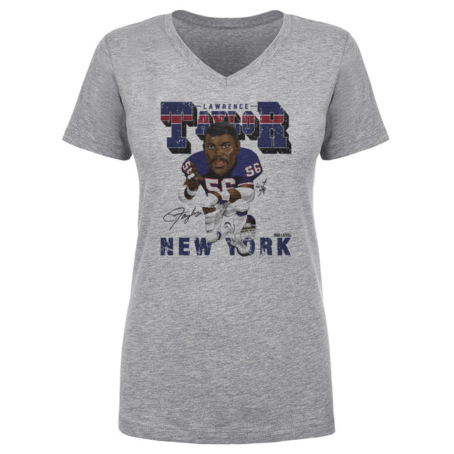 Lawrence Taylor Women's V-Neck T-Shirt | 500 LEVEL