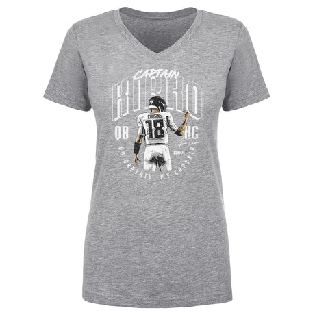 Kirk Cousins Women's V-Neck T-Shirt | 500 LEVEL