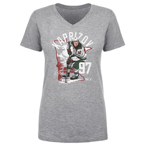Kirill Kaprizov Women's V-Neck T-Shirt | 500 LEVEL