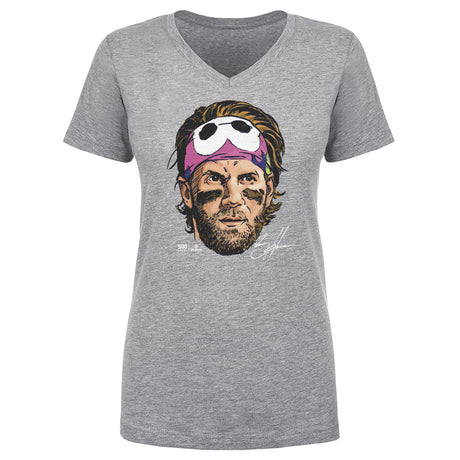 Bryce Harper Women's V-Neck T-Shirt | 500 LEVEL