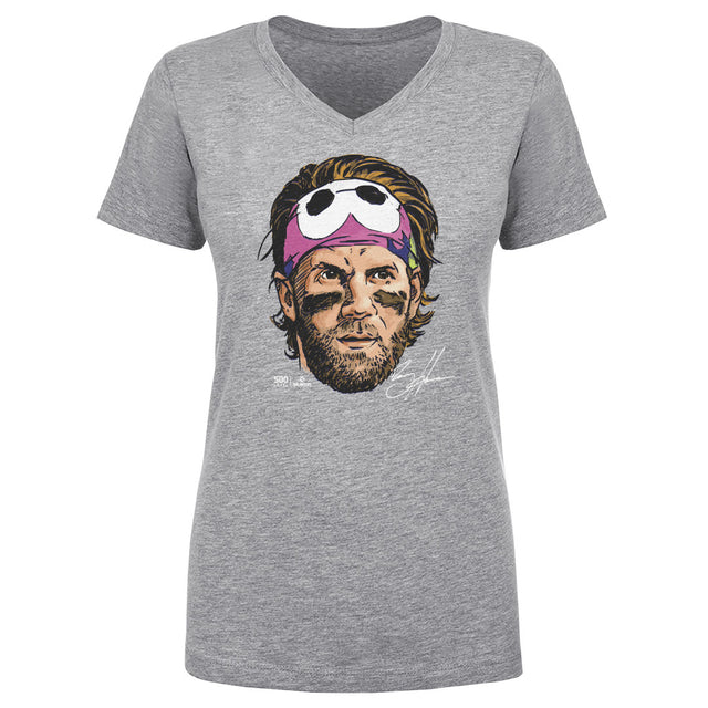 Bryce Harper Women's V-Neck T-Shirt | 500 LEVEL
