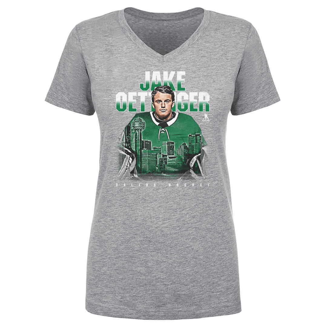 Jake Oettinger Women's V-Neck T-Shirt | 500 LEVEL