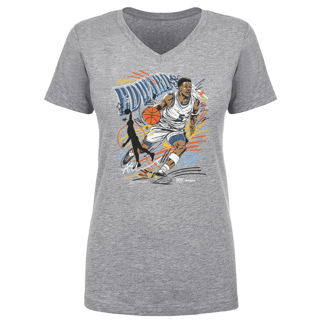 Anthony Edwards Women's V-Neck T-Shirt | 500 LEVEL