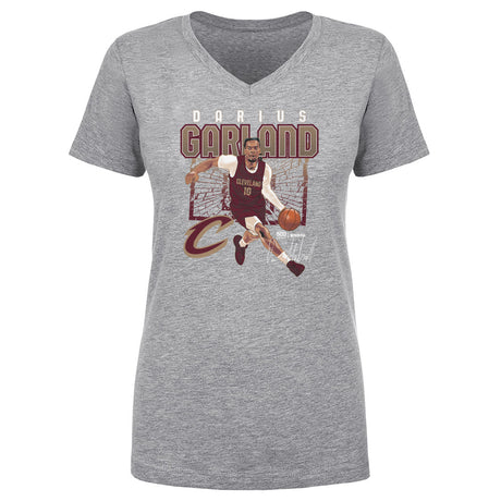 Darius Garland Women's V-Neck T-Shirt | 500 LEVEL