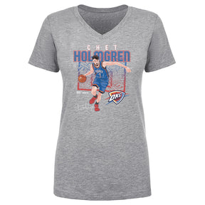 Chet Holmgren Women's V-Neck T-Shirt | 500 LEVEL