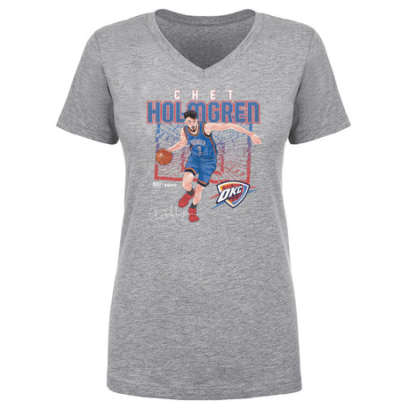 Chet Holmgren Women's V-Neck T-Shirt | 500 LEVEL