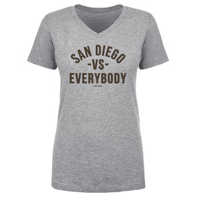 San Diego Baseball Women's V-Neck T-Shirt | 500 LEVEL