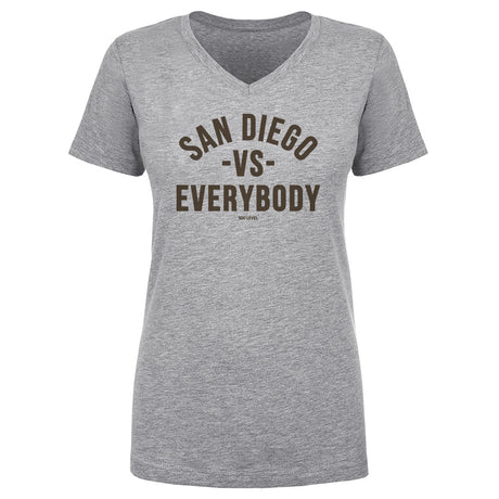 San Diego Baseball Women's V-Neck T-Shirt | 500 LEVEL